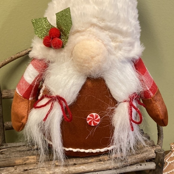 NEW!  PLUSH GINGERBREAD GIRL CHRISTMAS GNOME - Picture 2 of 10
